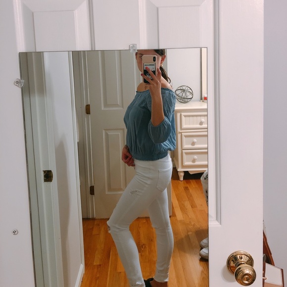 Aerie off-the-shoulder Blouse - Picture 3 of 4